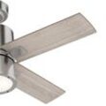 Hunter Beck Ventilator mit Licht, eiche/nickel