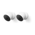 Google Nest Cam (mit Akku) 2-Pack - Sicherheitskamera außen - Weiß