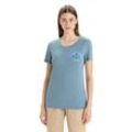 Merino Tech Lite II T-Shirt icebreaker Earth - Frau - Astral Blue - Größe XS