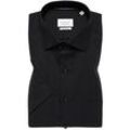 COMFORT FIT Original Shirt in schwarz unifarben, schwarz, 41