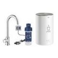 Grohe Red Mono Küchenarmatur 30085001 chrom, M-Size, C-Auslauf, mit Boiler