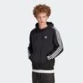 Kapuzensweatshirt ADIDAS ORIGINALS "3-STRIPES HOODY" Gr. L, schwarz, Herren, Obermaterial: 70% Baumwolle, 30% Polyester, gestreift, Sweatshirts