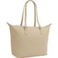 Shopper TOMMY HILFIGER "Women POPPY REFORM TOTE QU Tote" Gr. B/H/T: 32cm x 26cm x 14cm, beige Damen Taschen Tasche Handtasche