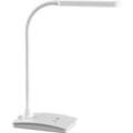 LED Tischleuchte Maul MAULpearly colour, Touch-Dimmer 3-fach, dreh- + neigbar, 320 lm, weiß