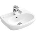 Villeroy & Boch O.Novo Compact Waschtisch 51665501 55 x 37 cm, weiss, mit Hahnloch und Überlauf