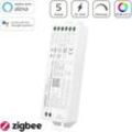 MiBoxer Zigbee 3.0 + 2.4GHz RGB+CCT LED Controller 5 Kanal 12/24V WiFi Alexa Goo...