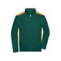 Sweat-Jacke Herren JN870 Gr. 2XL dark-green/orange - James&nicholson