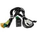 Aux usb Audio Adapter Kabel kfz Radio (100 cm) kompatibel mit vw Caddy (Typ 2K) 2003 - 2010, Caddy Kombi 2010+ Auto, Autoradio - Vhbw