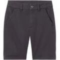 TOM TAILOR Jungen Chinoshorts, grau, Uni, Gr. 110