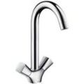 hansgrohe Logis Küchen Armatur 71280000 chrom, schwenkbarer Auslauf