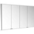 Keuco Royal Modular 2.0 Spiegelschrank 800411161000500 1600 x 900 x 120 mm, 2 Steckdosen, 2 Doppel-USB-Ladestellen, Wandvorbau, 4-türig