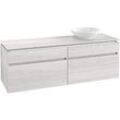 Villeroy & Boch Legato Waschtischunterschrank B675L0E8 160x55x50cm, mit LED-Beleuchtung, White Wood