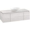 Villeroy & Boch Legato Waschtischunterschrank B577L0E8 120x38x50cm, mit LED-Beleuchtung, White Wood