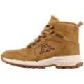 Outdoorwinterstiefel KAPPA, Gr. 44, gelb (beige, braun), Synthetik, sportlich, Schuhe Schnürboots, - wasserdicht, windabweisend und atmungsaktiv, dank Tex-Membran