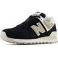 Sneaker NEW BALANCE "WL574" Gr. 36,5, schwarz (schwarz (001)) Schuhe Modernsneaker Sneaker low