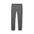 TOM TAILOR Herren Travis Slim Chino Hose aus Piqué Jersey, schwarz, Uni, Gr. 29/32