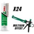 Fugenkleber-Set – 24 Kartuschen 310 ml weiß + Multigun-Pistole - Tec7