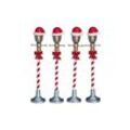 Lemax - Santa Hat Street Lamp Set of 4 Cod. 64472