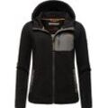 Marikoo Fleecejacke Damen, schwarz