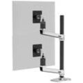 Ergotron LX Dual Arm Stacking Tall Desk Mount 2fach Monitor-Tischhalterung 38,1 cm (15) - 101,6 cm (40) Aluminium Höhenverstellbar, Drehbar, Neigbar, Schwenkbar