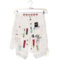 Desigual Damen Shorts, weiß, Gr. 34