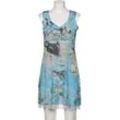 Comma Damen Kleid, blau, Gr. 40