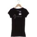 Guess Damen T-Shirt, schwarz, Gr. 34