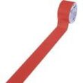 Bodenmarkierungsband, 75 mm breit, rot