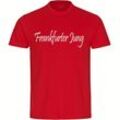 multifanshop® Kinder T-Shirt - Frankfurt - Frankfurter Jung - Druck weiß