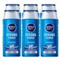 NIVEA Pflegeshampoo Strong Power 250 ml, 6er Pack