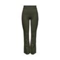 JDY Stoffhose 'JDYPRETTY FLARE PANT JRS NOOS' Forest Night, Unifarben, Grün - Gr. S x 32