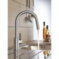 Grohe Get Küchenarmatur 31484001 chrom, mit C-Auslauf und Dual-Spülbrause