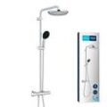 Grohe Vitalio Start System 250 Duschsystem 26677001 mit Thermostatbatterie für die Wandmontage chrom