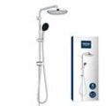 Grohe Vitalio Start System 250 Flex Duschsystem 26680001 mit Umstellung für die Wandmontage chrom