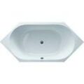 Duravit Badewanne D-Code 700138000000000 Sechseck, Einbauversion, weiss