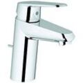 Grohe Waschtisch Armatur Eurodisc 3319020E Cosmopolitan, chrom, mit Ablaufgarnitur, EcoJoy