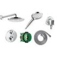 hansgrohe Raindance Select Duschsystem mit Ecostat S, Duscharmatur Set