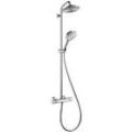 hansgrohe Raindance Select S 240 1jet 27115000 Showerpipe DN 15, chrom, mit Thermostat