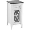 Villeroy und Boch Hommage Seitenschrank 89642001 44,2 x 85 x 43,2 cm, links, Front White Matt Lacquer, Griffe weiß