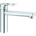 Grohe BauLoop Spültisch-Einhebelmischer 31706000 chrom, schwenkbarer, mittelhoher Auslauf