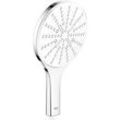 Grohe Rainshower SmartActive 150 Handbrause 26554LS0 moon white, 3 Strahlarten, Durchflussbegrenzer 9,5 l/min