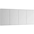 Keuco Royal Modular 2.0 Spiegelschrank 800401161000500 1600 x 900 x 120 mm, 2 Steckdosen, 2 Doppel-USB-Ladestellen, Wandvorbau, 4-türig