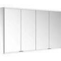 Keuco Royal Modular 2.0 Spiegelschrank 800411161100500 1600 x 900 x 160 mm, 2 Steckdosen, 2 Doppel-USB-Ladestellen, Wandvorbau, 4-türig