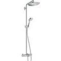 hansgrohe Croma Select 280 Air Showerpipe 26792000 chrom, 1jet, d= 280 mm, für Badewanne