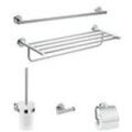 Hansgrohe Bad-Accessoire-Set Logis Universal 41728000, 5-teilig, chrom