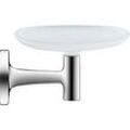 Duravit Starck T Seifenschale 0099331000 chrom, Glas matt