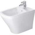 Duravit DuraStyle Stand Bidet 2284100000 weiss, mit Überlauf, 1 Hahnloch, back to wall