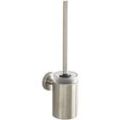 hansgrohe WC-Bürstengarnitur Logis 40522820 brushed nickel, mit Kristallglaseinsatz