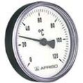 Afriso Bimetall Thermometer 0-120 Grad 63997 Gehäuse 100mm, 40mm Schaft, 1/2" Anschluss