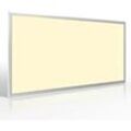 LED Panel 120x60cm 60W Rahmen silber - Lichtfarbe: Warmweiß 3000K